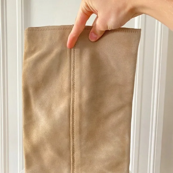 NWOT Free People Sterling Tan Suede Knee High Western Boots Sz 36 - Picture 8 of 11